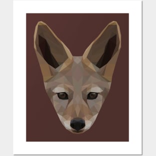 Geometrical Jackal Posters and Art